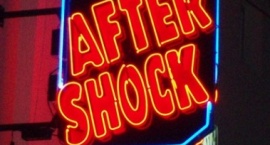 Неонова реклама After Shock Бургас